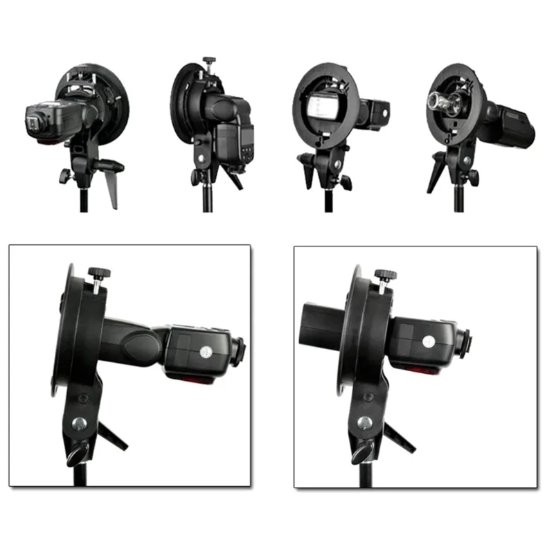 Speedlites S Type Bracket Speedlight Mount for V1 AD200Pro AD300Pro AD400Pro V860II TT685 TT600 TT350 ML60 Drop Shipping