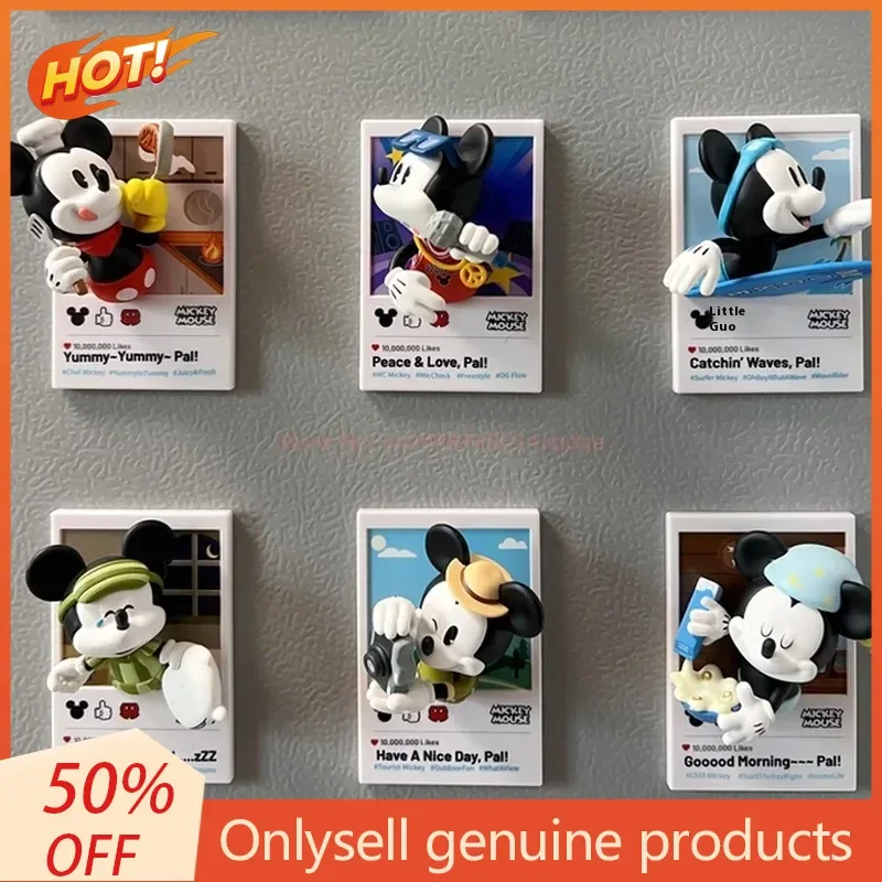 Caja ciega con imán para nevera 3d, figuras de Anime, pegatinas coleccionables de la serie Fun Life, juguete para regalo de moda para todas las edades