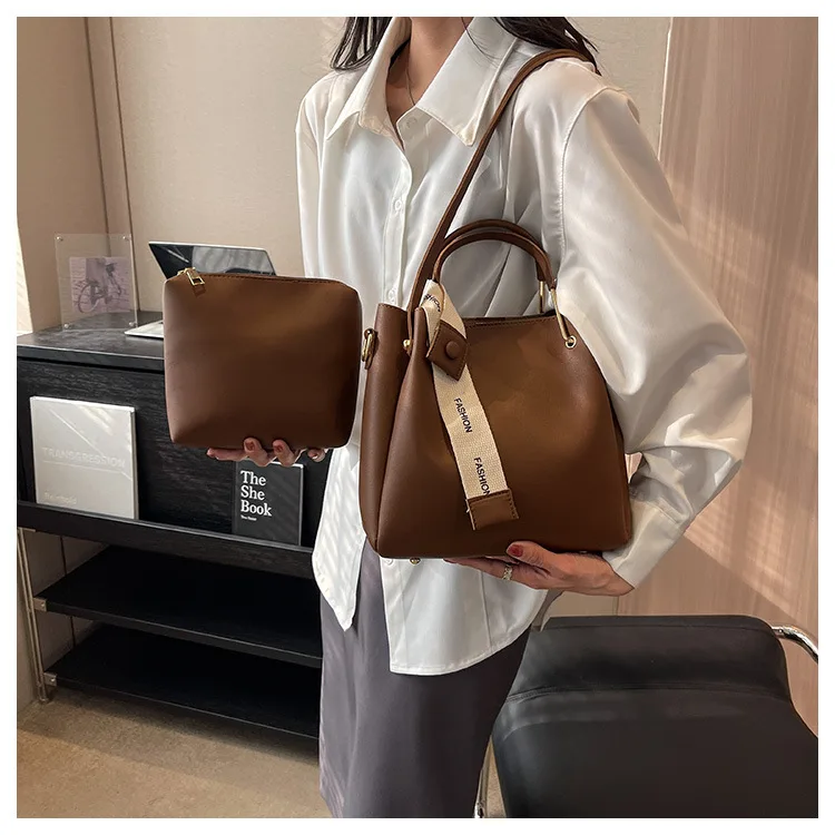 2-in-1 Famous brand design bags for women 2023 luxury bolso replica Fashion Retro Handbag Female tote bag shopping bag