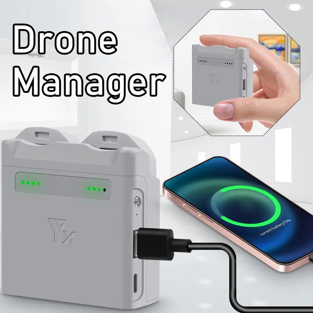 For DJI NEO Two-way Charging Hub Drone Battery Charger Intelligent Matching Power Bank Battery Charging Butler Drone Accessories