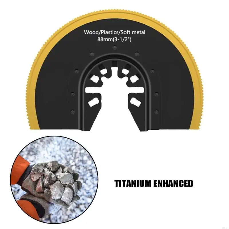 2pcs multipurpose steel semi circular oscillating cutting discs ที่ตั้งไว้สำหรับสกรูเล็บโลหะไม้ตัดการปลดปล่อยอย่างรวดเร็ว