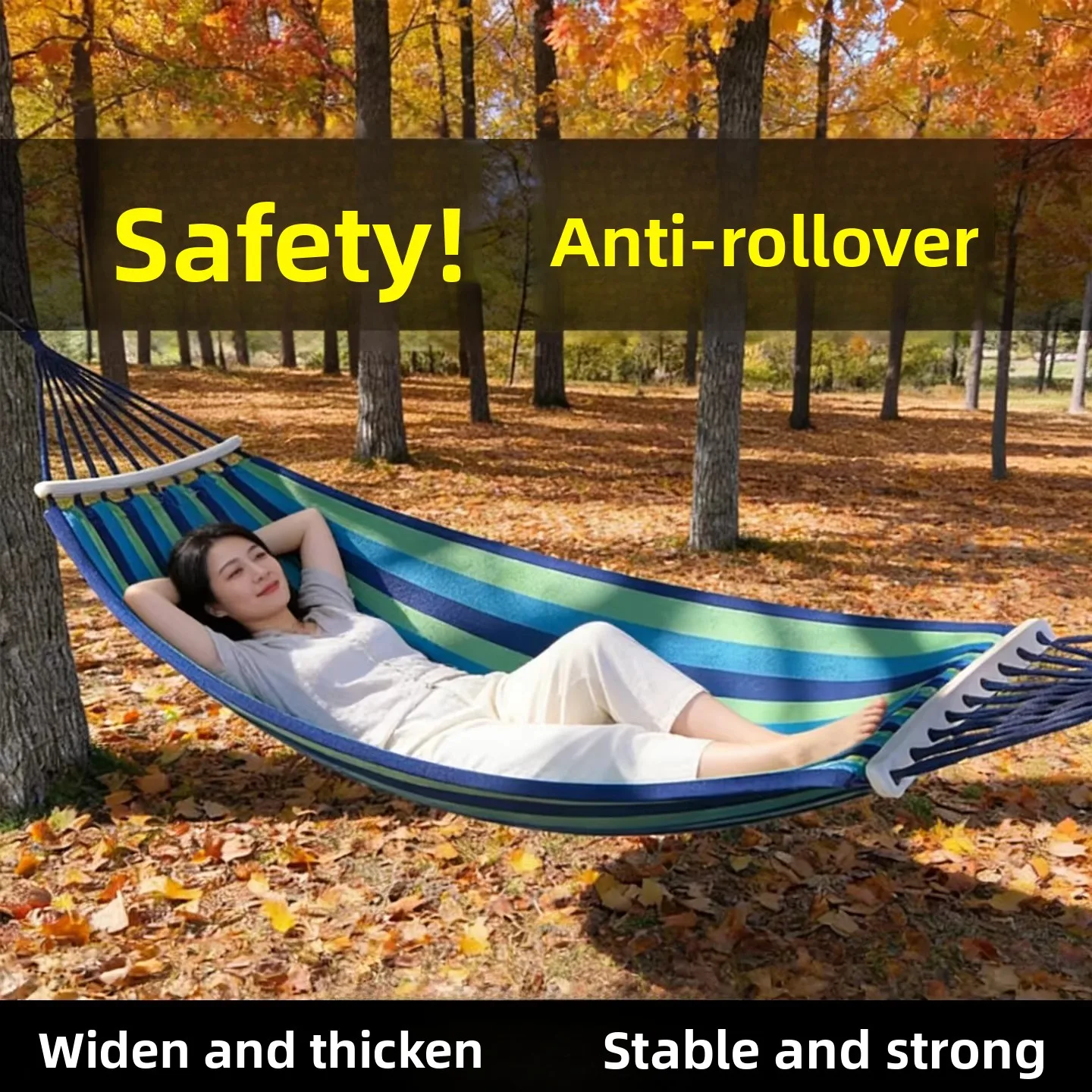 

Уличная подвесная кровать-качели для кемпинга, двухместная, с защитой от опрокидывания, для общежития, детская, для пикника, подвесное кресло-корзина для двора, для взрослых