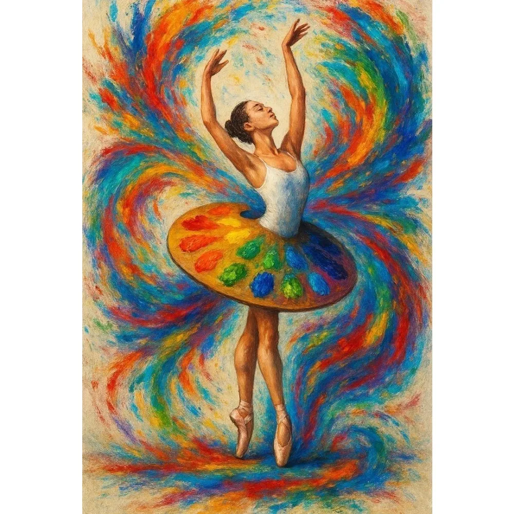 500/1000/1200/2000PCS Puzzle Elegant Dancer Jigsaw DIY Modern Home Wall Decor Holiday Gifts Suitable for Beginners