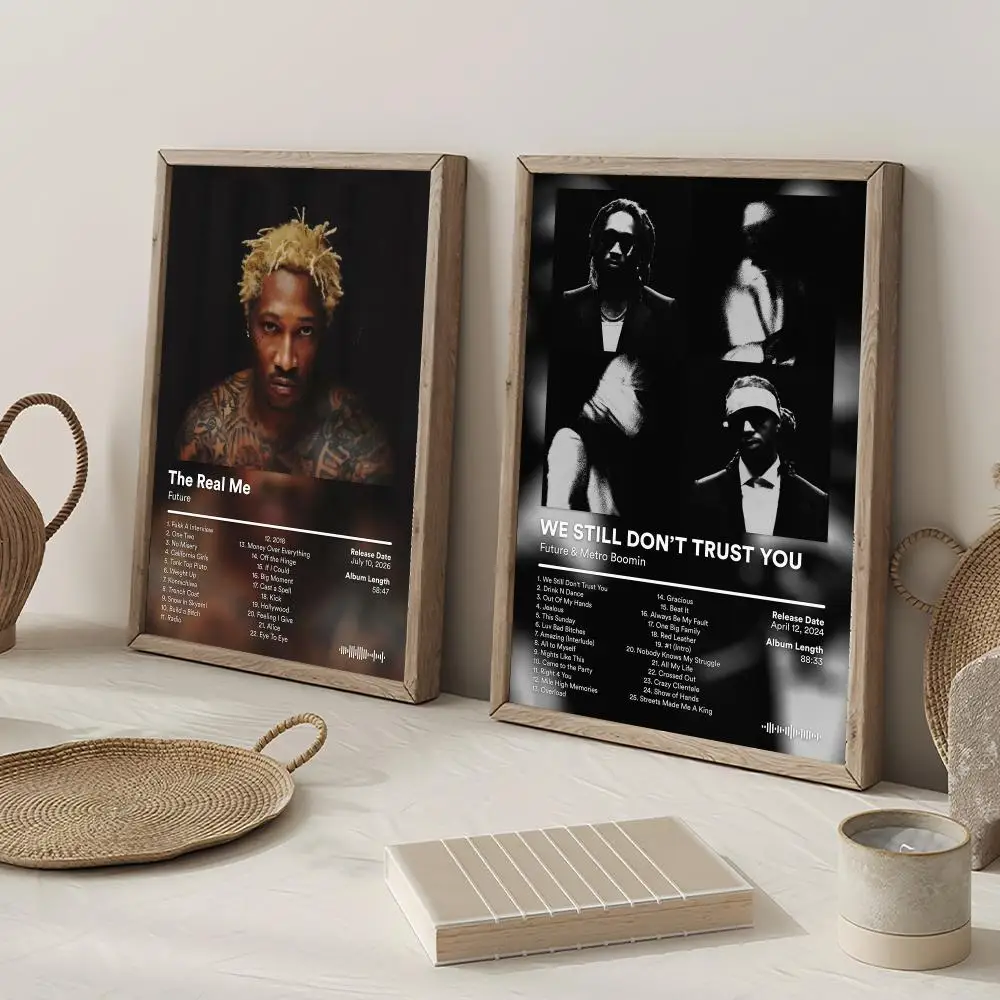 Rapper Future Album Poster Decorative Wall Art Mural Stickers Home Decor Gift for Living Room & Hallway