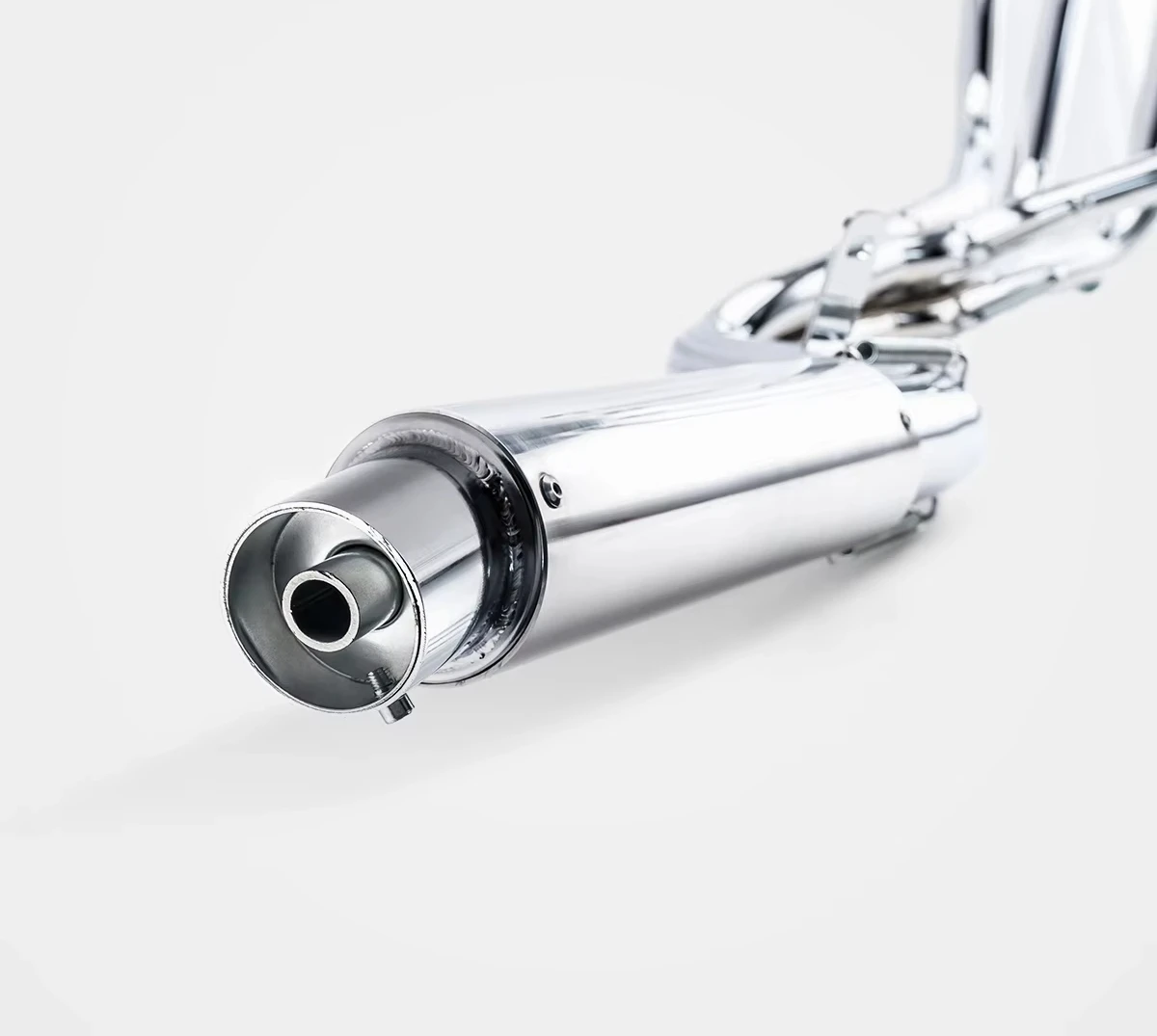 أنبوب عادم رائع ومقاوم للحرارة مطلي بالكهرباء للدراجات النارية بنظام كامل لـ CBX400F CB400F 1981-1984 طراز عتيق #5