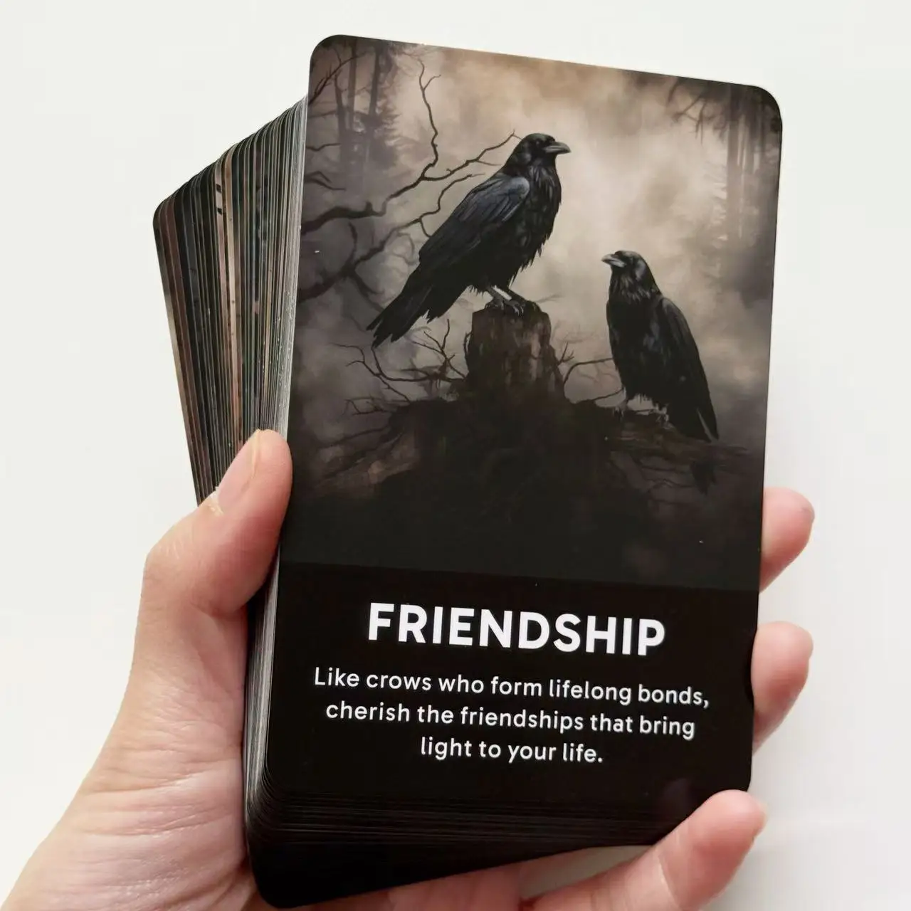 Crow's Insight カードデッキ、個人的な読解と思考のためのオラクル