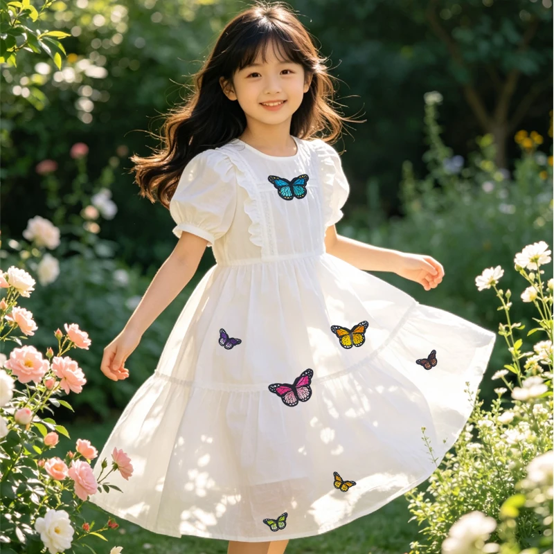 13pcs Lot Butterfly Patches For Clothing Pack Embroidered Iron On Parche Termoadhesivos Para Ropa Mochila Designer Bulk Sew Cute
