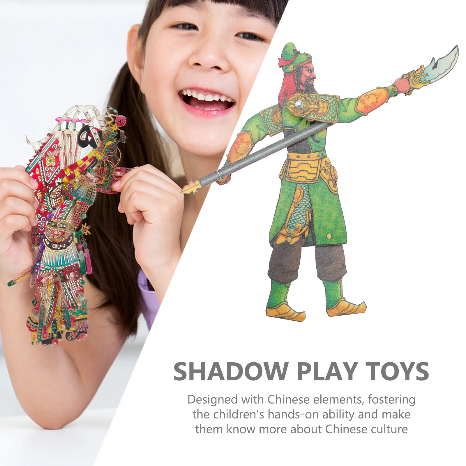 

Chinese Puppet Toy Traditional Lift The Thread Kit Puppets for Adults Wood Child