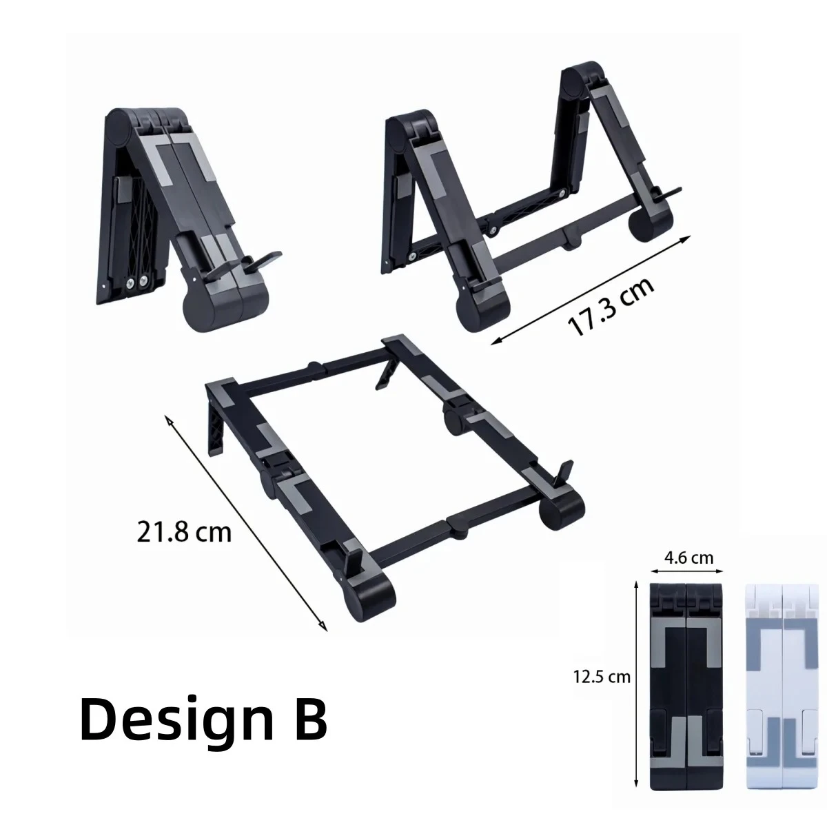 Foldable Laptop Riser Stand for Desk Notebook Support Mini Laptops Keyboard Stands Plastic Holder for Tablet Phone