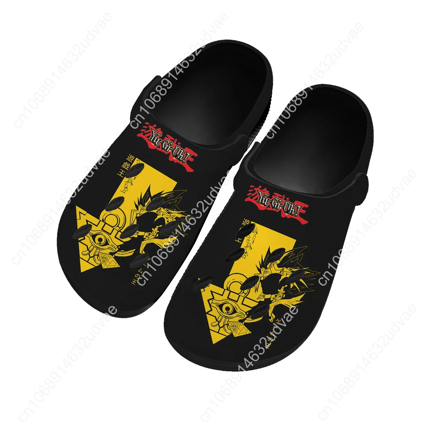 Yu Gi Oh Water Shoes Men Women Teenager High Quality Home Garden Clogs Custom Sandals Beach Breathable Hole Slippers