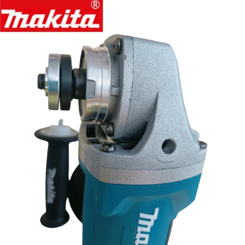 Imagem -02 - Makita Recarregável Ângulo Moedor Multi-função Máquina de Polimento de Ângulo Dga404 100 125 mm