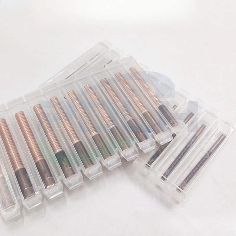 1PCS Metric Threaded Copper Electrode Durable Red Copper Tapping Electrode Rod for EDM Fast Shipping