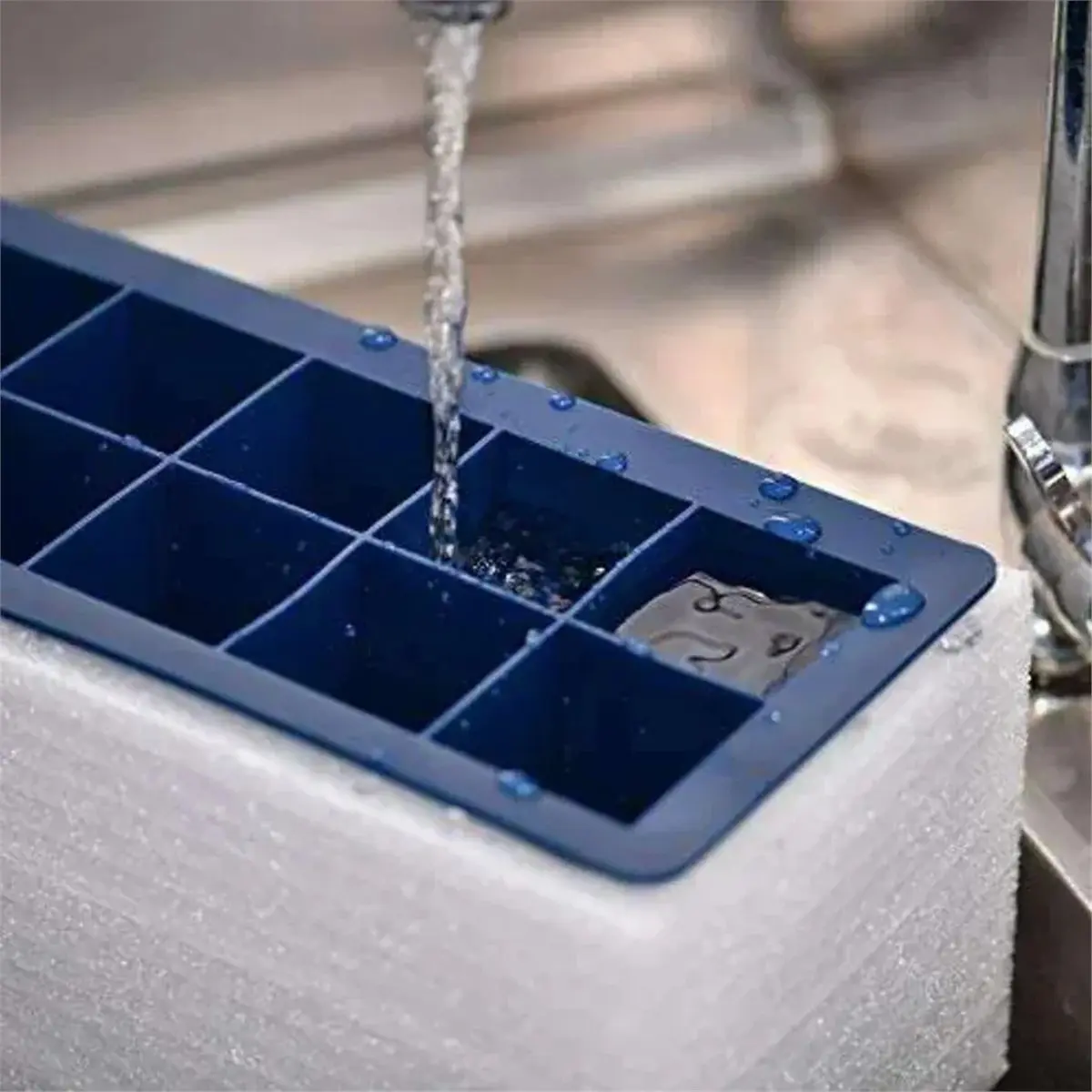 Whiskey Plastic Silicone Cream Square Block Container Easy Release Modern Makers Silicone Mold Bucket Box