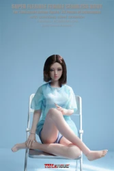 TB리그 PLSB2021-S44 1/6 여성 슈퍼 플렉시블 심리스 바디, 작은 가슴 액션 피규어, 머리 조각 포함