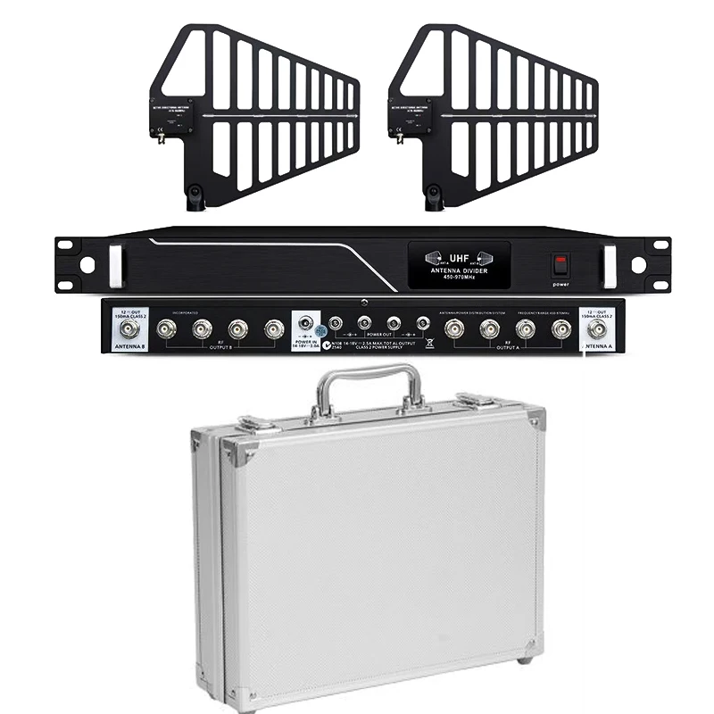 

MiCWL UA848 Беспроводной микрофон Усилитель сигнала Микрофоны Антенна Система усиления в школе Детская площадка Сцена Большой вокальный концерт