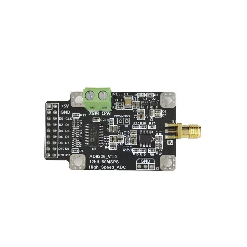 AD9236 module 12-bit 80M high-speed ADC data collection analog-to-digital converter module, sampling rate to 80M