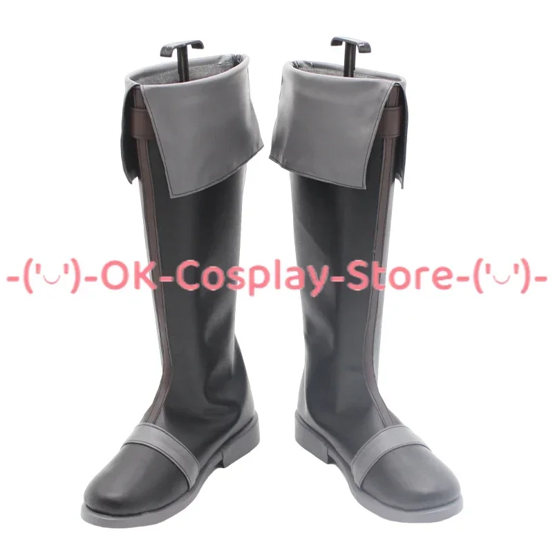 [Personalizowane] Buty Cosplay Satomi Rentaro Anime Roleplay Rekwizyt na Halloween Karnawał Imprezę Skórzane Botki PU