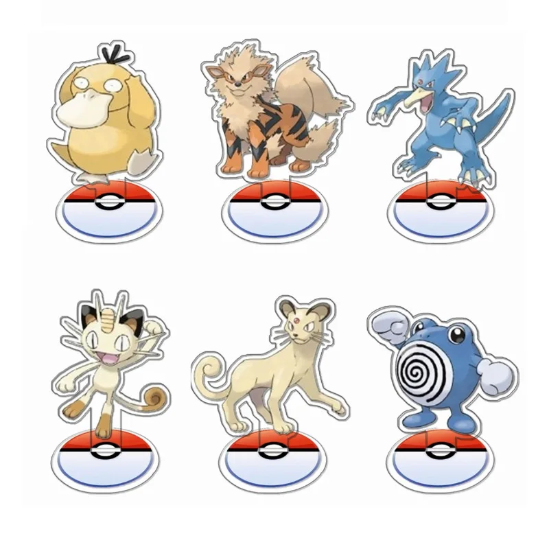 For Pokemon Psyduck Acrylic Standee Anime Game Collection Anime Merchandise DIY Desktop Ornament Toy Gift Acrylic Material