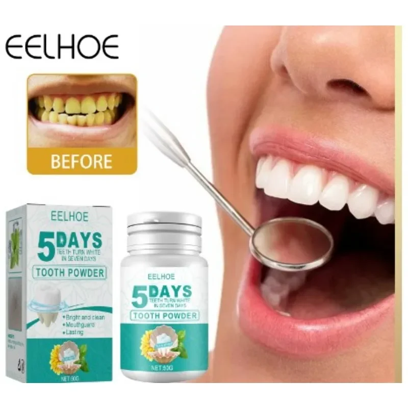 Whitening Tooth Powder Remove Tea Smoke Coffee Stains Teeth Powde Cleaning Tartar Brighten Fresh Breath Oral Hygiene Care Tools