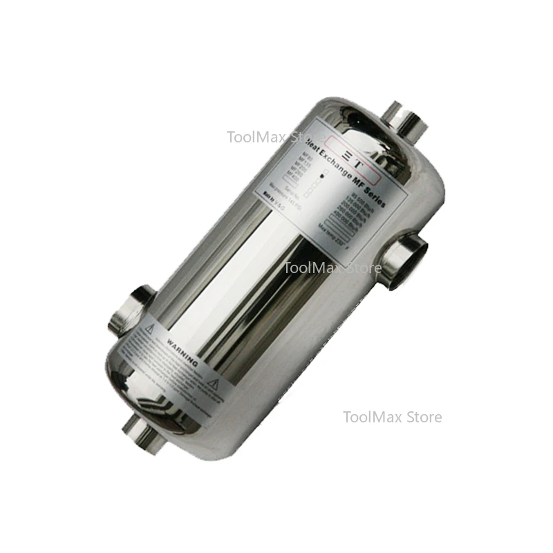 حمام سباحة سبا مبادل حراري للمياه الباردة والساخنة من الفولاذ المقاوم للصدأ ثلاثة T مبادل حراري أنبوب حمام السباحة مبادل حراري