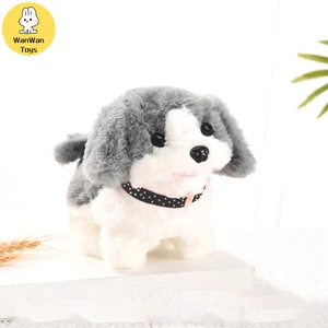 لعبة محاكاة جرو قطيفة كهربائية ، دمية ، المسترد الذهبي ، بيشون ، فريز ، ، يمكن أن ينبح ، يركض ، يتأرجح ، هدية الأليفة أعلى 8 مبيعات قرية القطيفة - رقم 6