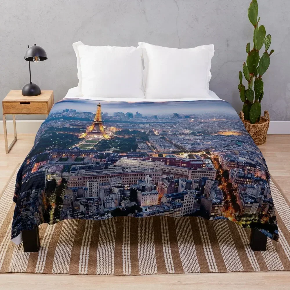 

Paris Throw Blanket Quilt Loose Decoratives Weighted Blankets