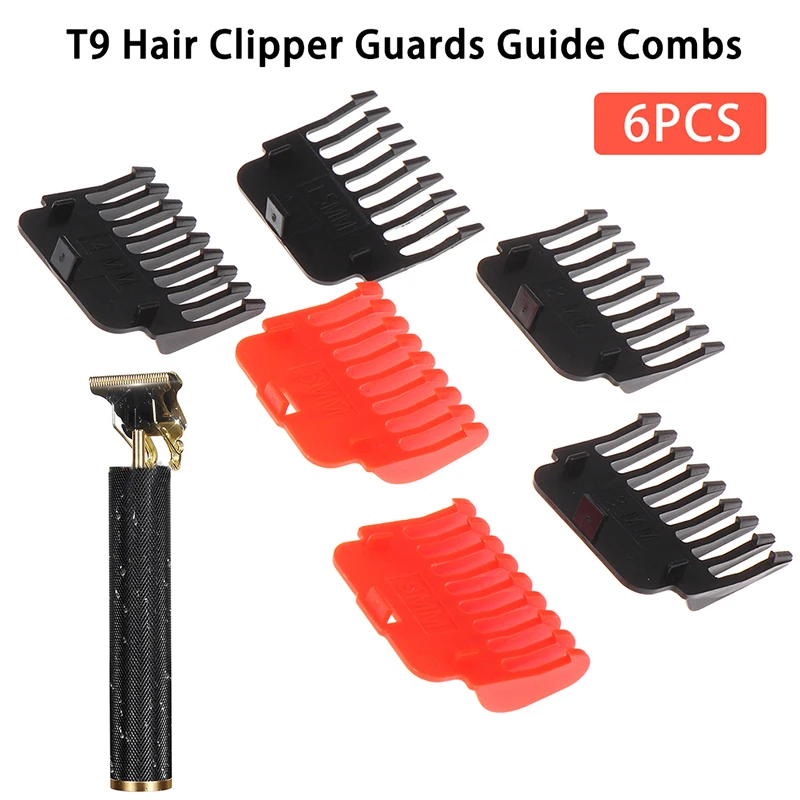 For T9 Hair Clipper Guards Guide Combs Trimmer Cutting Guides Styling Tools Attachment Compatible 1.5mm 2mm 3mm 4mm 6mm 9mm