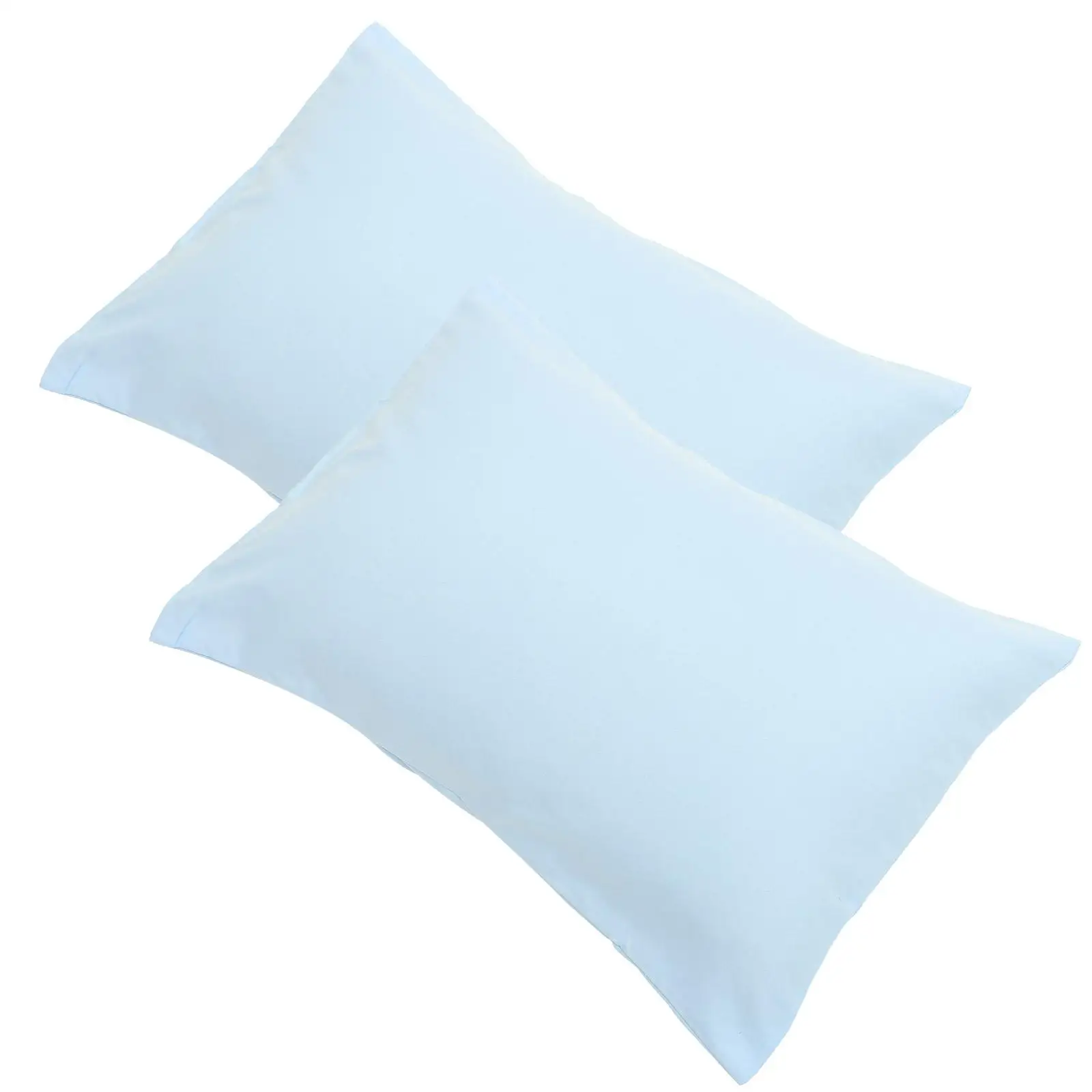 

2 Pcs Children Pillow Cover Toddler Pillowcase White Polyester Travel Kids Envelope Closure Pillows Cases Lightweight Portable