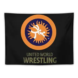 New United World Wrestling Tapestry Wall Deco Things To The Room House Decorations Tapestrys