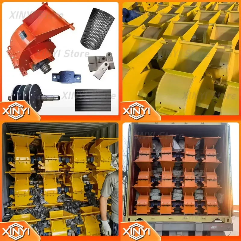 Portable Stone Crusher for Small Ore Crushing Hammer Crusher for Mobile Sand Mill Mining Equipment Rock Crushing Machine