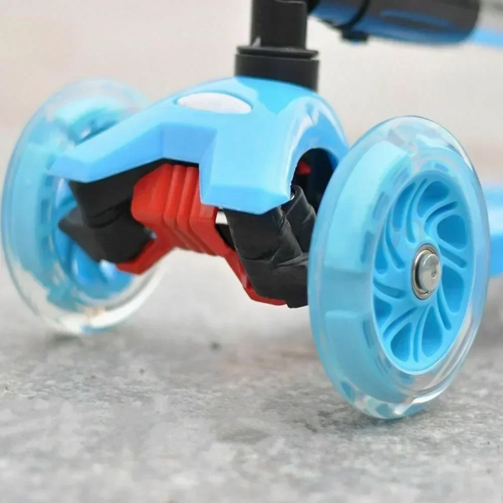 Scooter Wheel LED Flashing Light Wheels For Kids Scooter Mini ABEc-7 Bearings Dia 120mm Luminous Silent Back Rear Flash Wheel