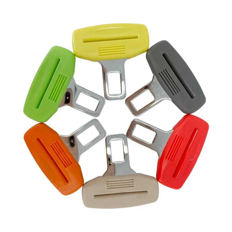 Car Safety Belt Protection Clip Buckle Stoppers Seat Plastic Seat Belt Clamp Buckle Adjustment Lock Fastener Auto Accessories