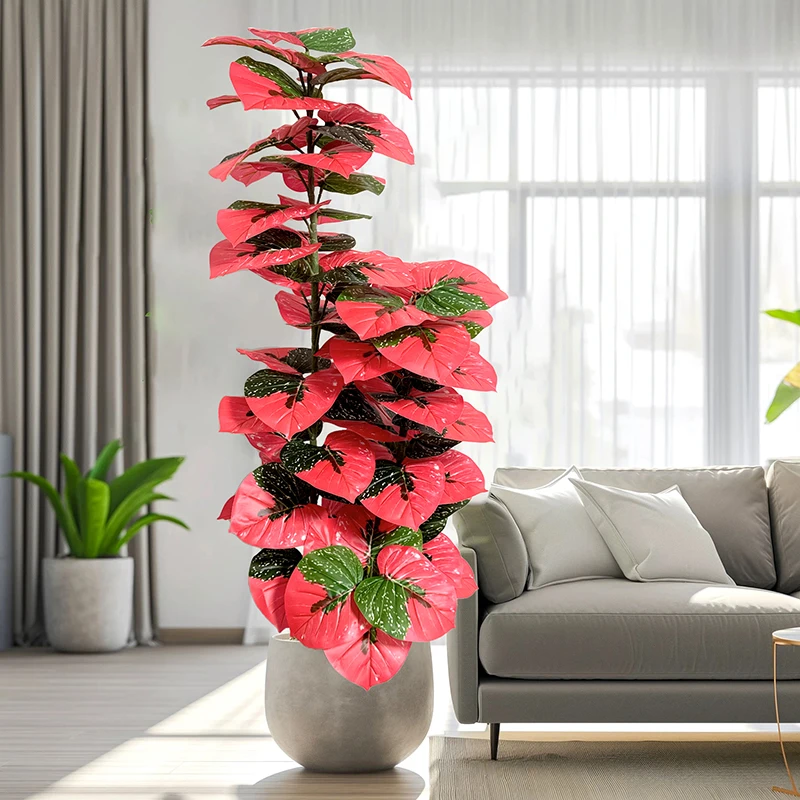 

30-170cm Artificial Plants Large Tropical Palm Tree Fake Banana Plants Leaves Real Touch Plastic Monstera For Home Party Decor