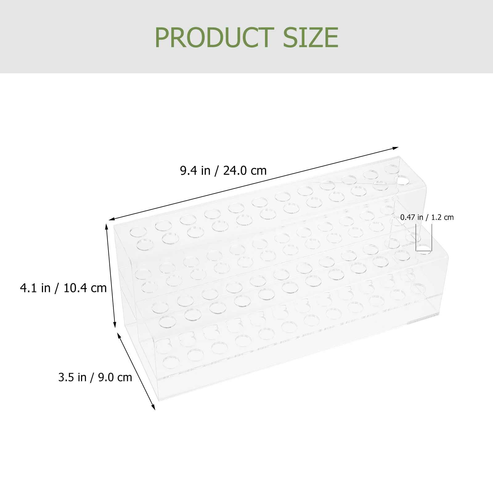 

Clear Multi-Slot Acrylic Pen Rack Stationery Holder Stand For Cosmetics Lipsticks Brushes Pencils Makeup Display Storage Rack