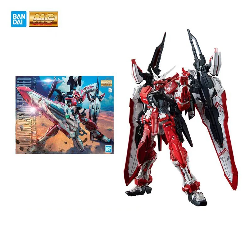 

Original Bandai Gundam Anime MG 1/100 Gundam Astray Turn Red Assembly Anime Action Figure Model Gift Toy Collection for Kids