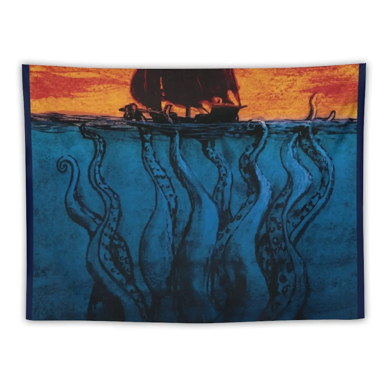 Kraken Tapestry Wall Decor Hanging Wall Hanging Decor Decor For Room Tapestry