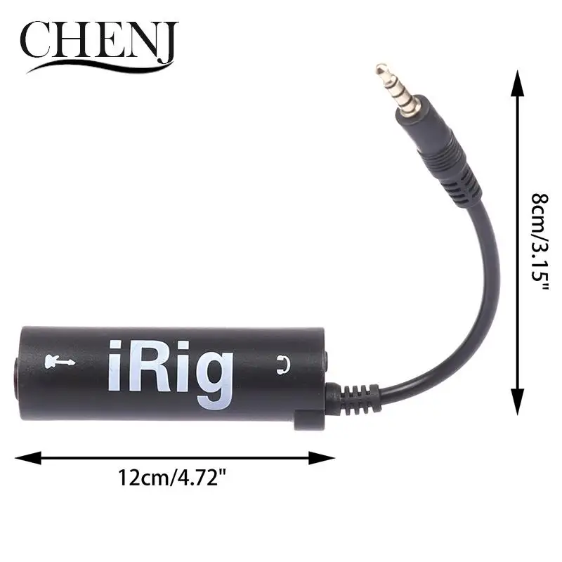 1Pcs For Irig Guitar Effects Replace Guitars Effects With Phone Guitar Interface Converter