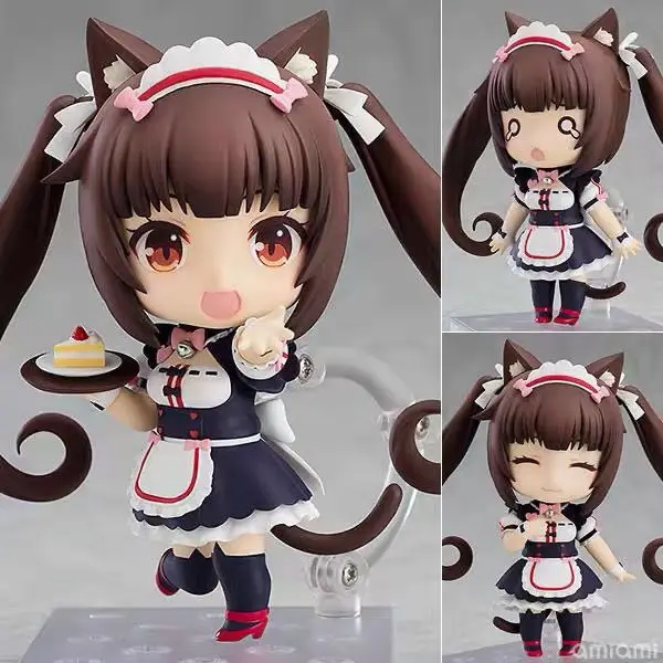 10CM NEKOPARA OVA Cute Action Movable Model Nendoroid Figures Ornament Collection Cute Doll Toy Birthday Gift