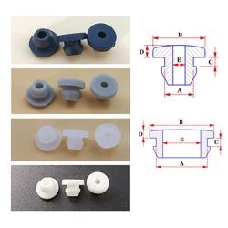 High Temperature Resistant Silicone Quick Installation Conical Protective Coil Over Seal Ring Black White Pad Wire Loop Grommet