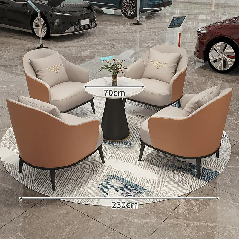 Picture 5: High-end Single Sofa Coffee Table Combination, Reception Seat Set, Dedicated To The Seating Area