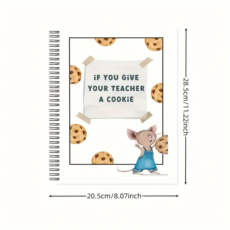 Adorable Teacher\'s Gift: \'If You Give Your Teacher a Cookie\' Notebook - A Creative and Thoughtful Present for Your Educator