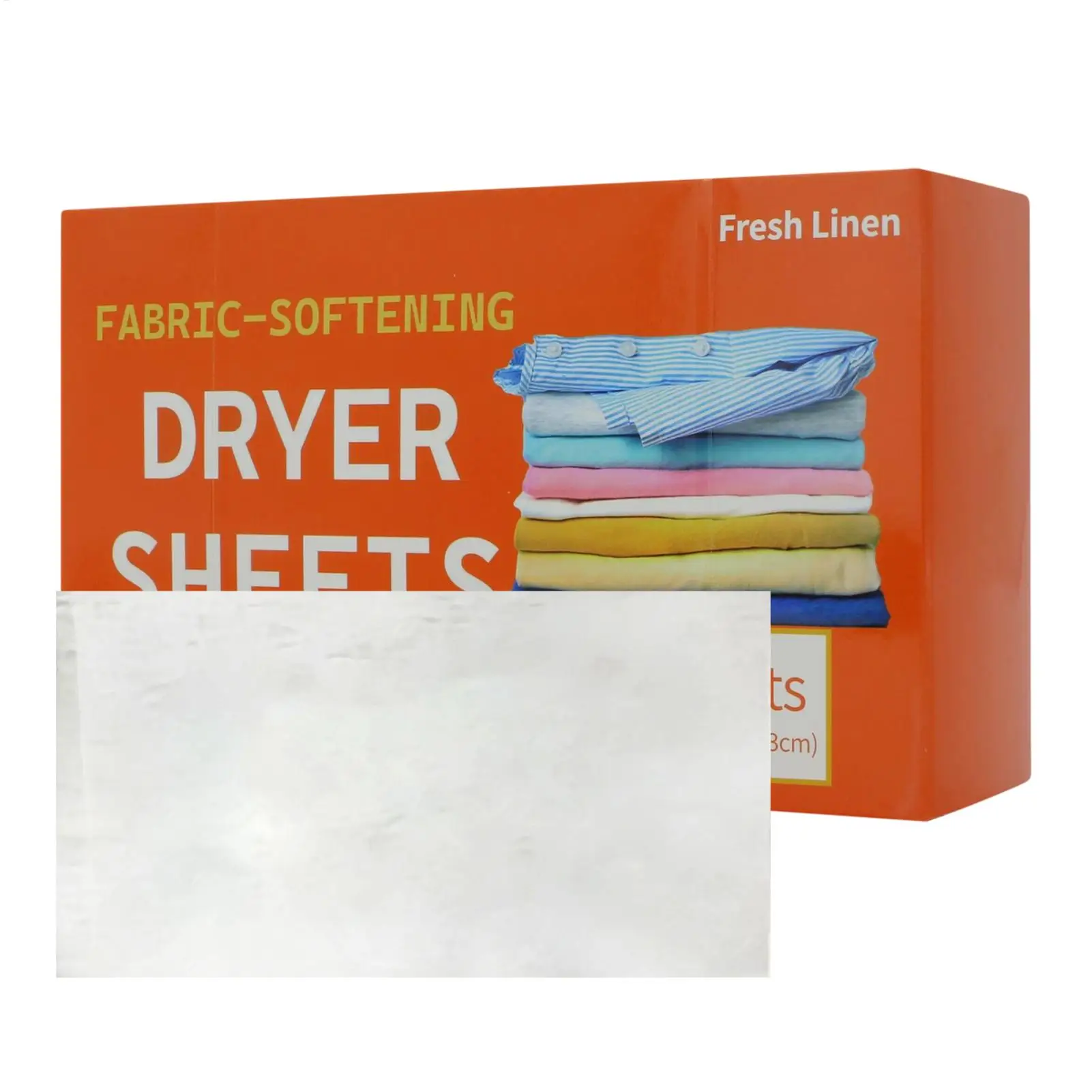 Fabric Softener Sheets 120pcs Scented Laundry Sheets Dryer Sheets Fabric Softening Tablets for Washer Apartment Laundry Room