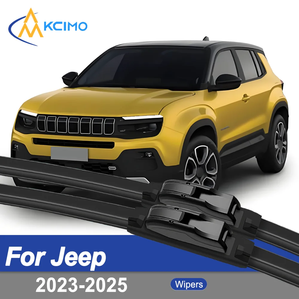 

Premium Rubber Durable Silent Windshield Wiper Blades 2pcs for Jeep Avenger 2023-2025 Front Wiper Blades Set