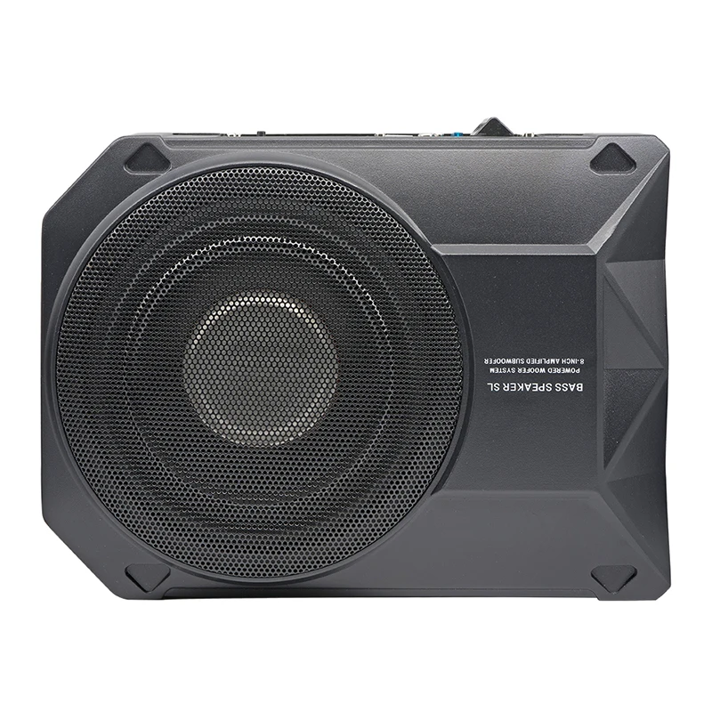 8 Inch Car Audio Speakers Music System In The Car Active Subwoofer Under Seat for Car Under Woofer Aluminum Body Pro Bass Hron