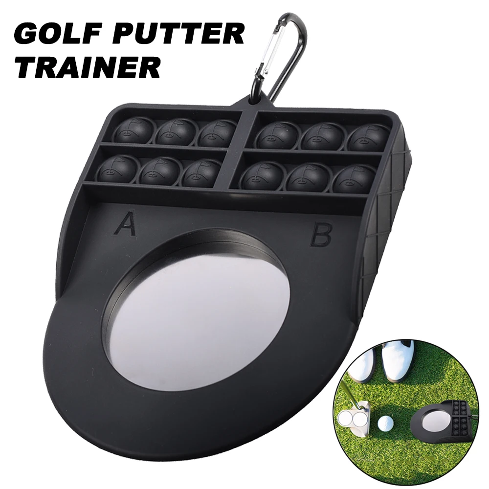 

Golf Putter Cup Golf Practice Hole Cup Slicone Push Bubble Toy For Stressed Golf Training Putters For Indoor Outdoor