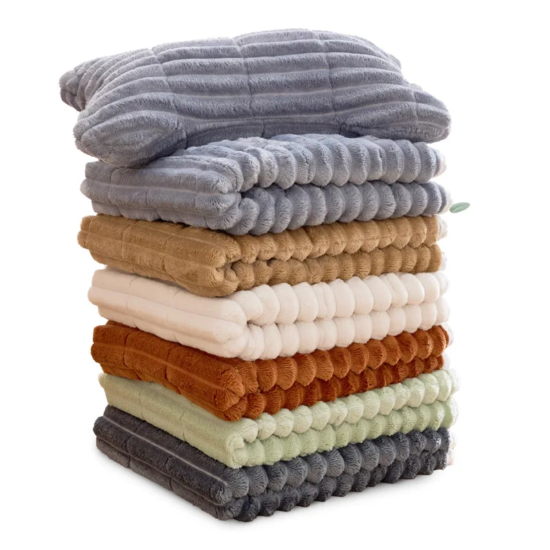 Warm Plush Pet Bed Mat Non‑Slip Dog Cat Sleeping Cushion With Pillow Soft Winter Warm Pad For Medium Large Dogs Home Supplies