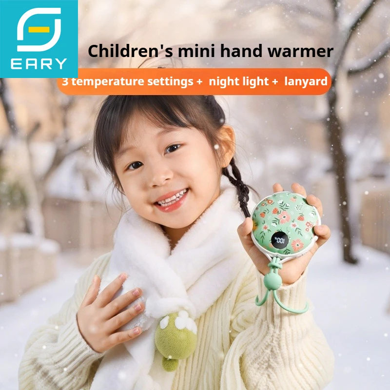 

Eary Hand Warmers Rechargeable Portable Electric Hand Warmers Reusable USB 2 in 1 Heater Outdoor/Indoor Gifts for Men Women Kids