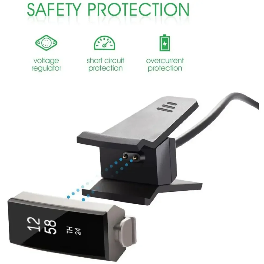 Сменный USB-кабель для быстрой зарядки для трекера Fitbit Alta