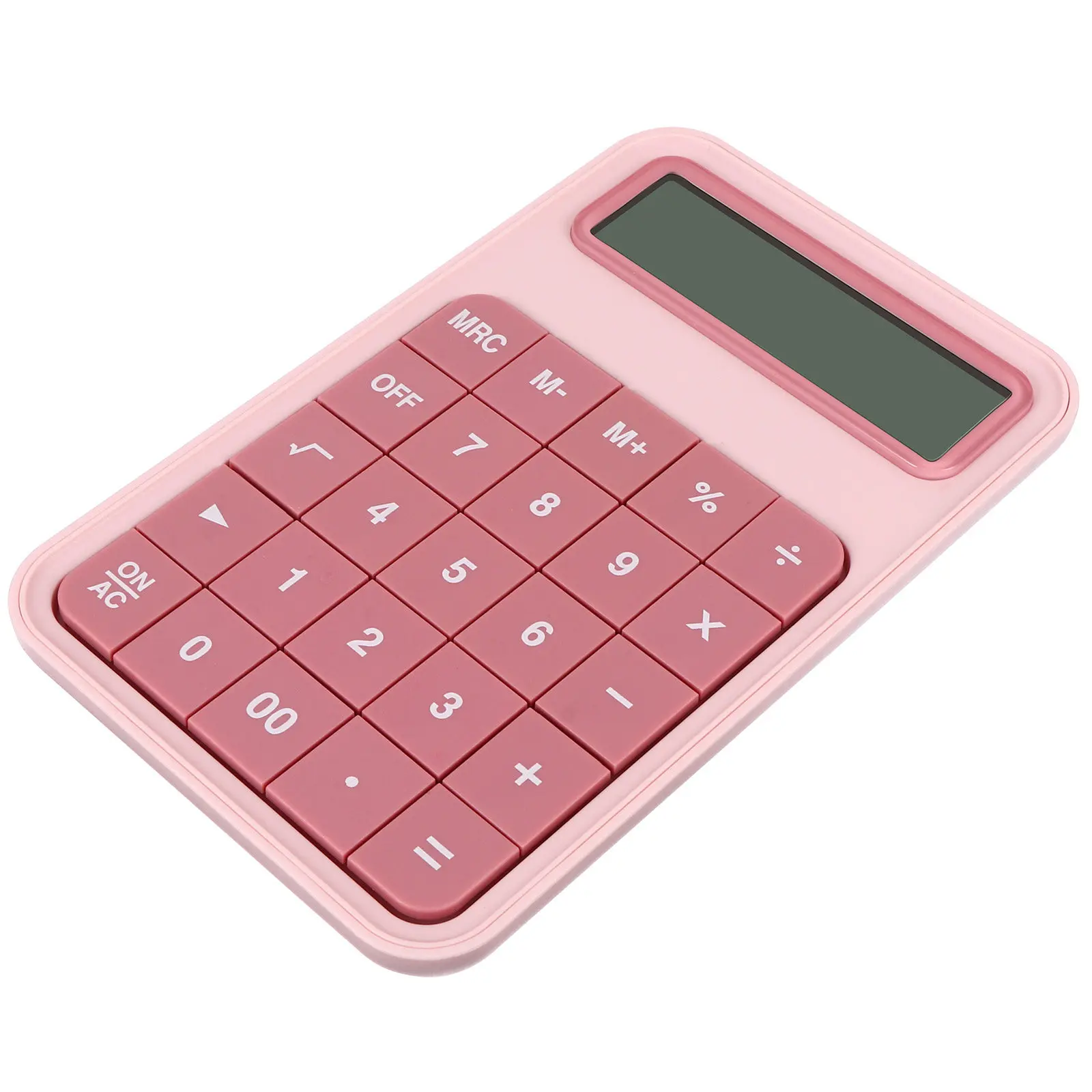 1Pcs 12-Digit LCD Calculator ABS Acrylic Body Lightweight Sensitive Large Screen Display Detachable Buttons Office School