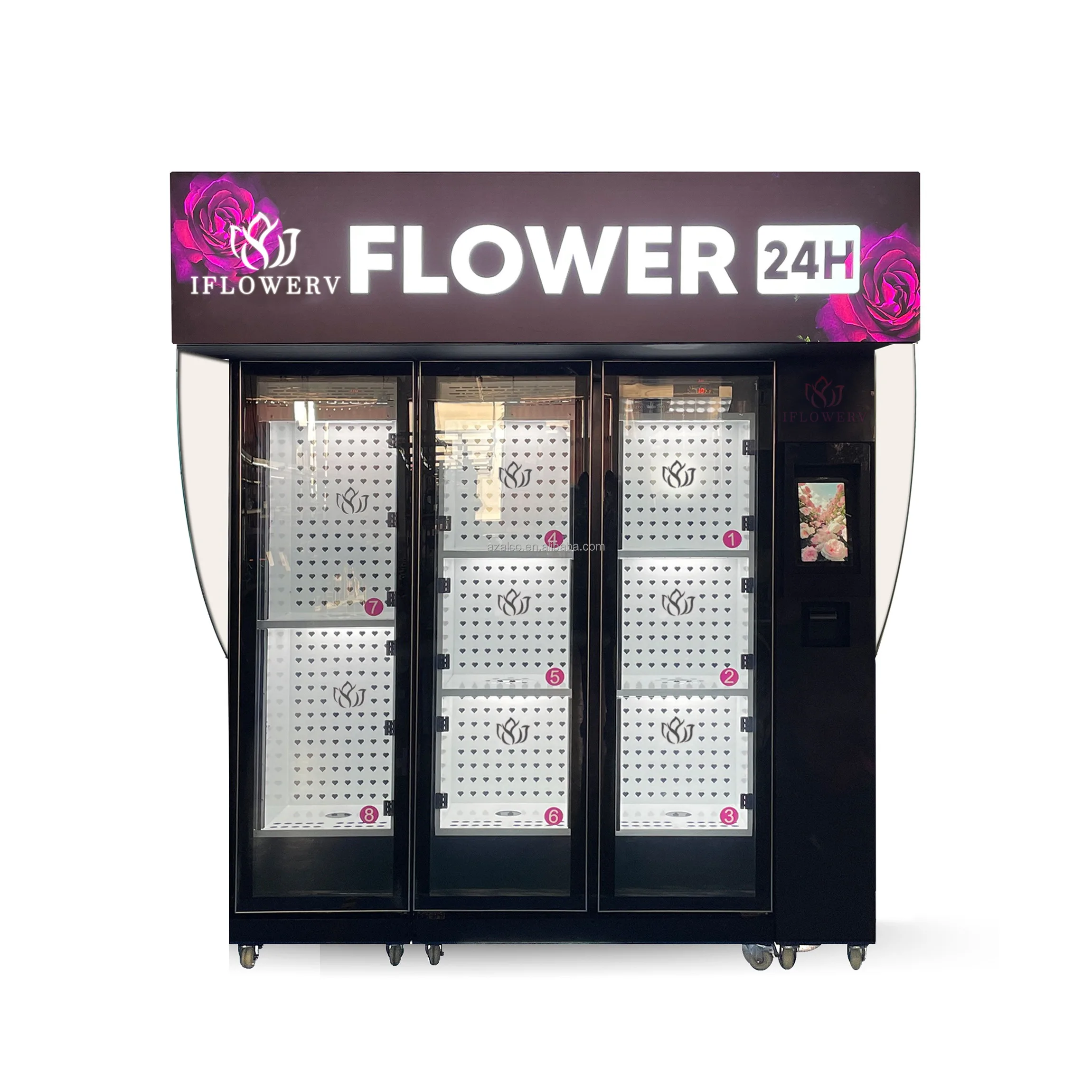 Dispenser OEM ODM Fornitore per Flower ShopSmart Cooling Locker Distributore automatico Self-Service Floral